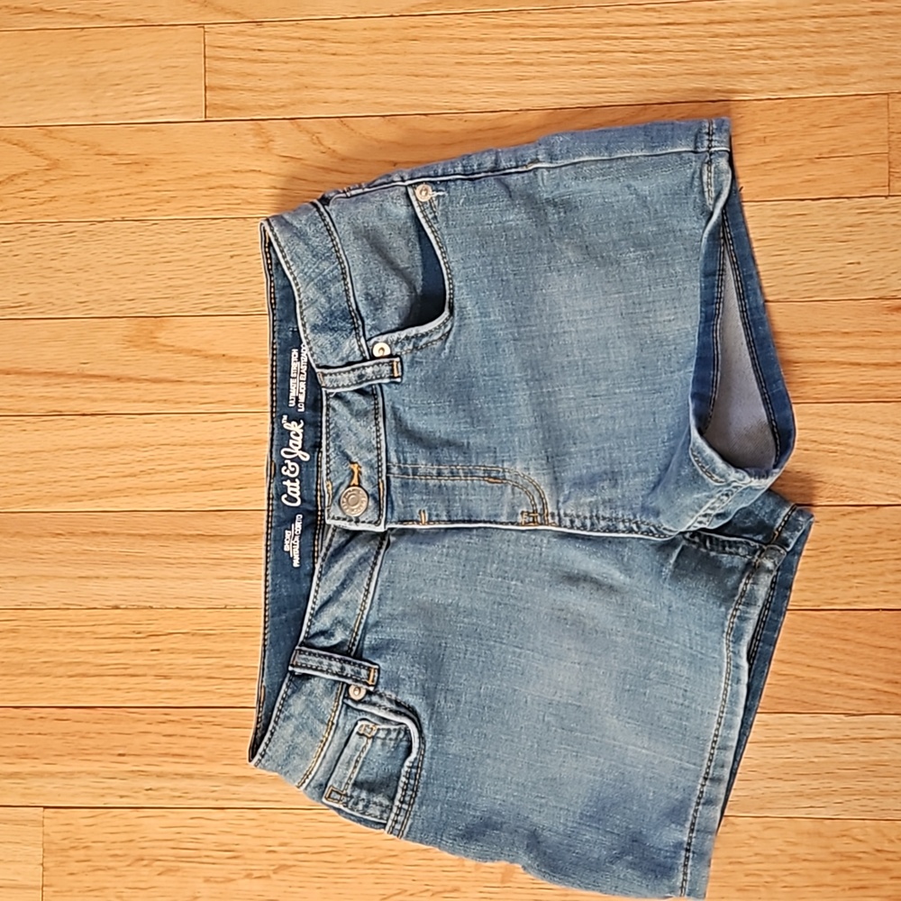 Cat & Jack Denim Ultimate Stretch Shorts Size 10/12 Girls Large